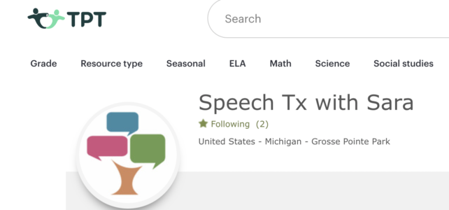 SWS Therapy Materials Now on TPT SWS Therapy Materials Now on TPT